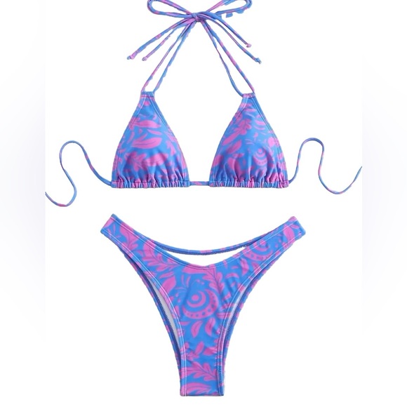 Other - Set of Bikini floral style size Large New